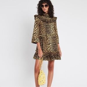 GANNI Leopard Print Mini